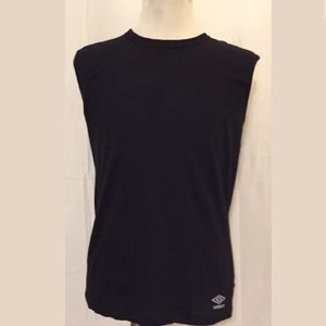 Umbro Men's Black M Sleeveless Muscle Tee Shirt